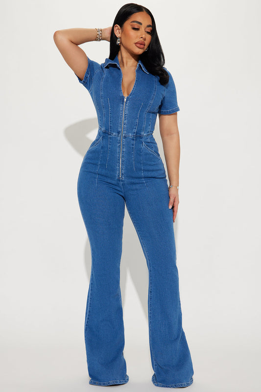 Tamed Denim Jumpsuit